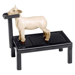 Sheep Fitting Stand Farm and Ranch Toy  - Black Little Buster Toys